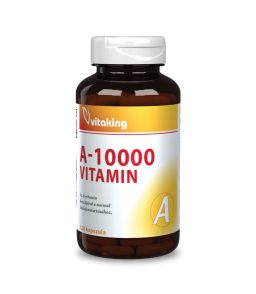 A-vitamin 10000NE hatóagtartalommal! Az A-vitamin hozzájárul a normál látás fenntartásához és az immunrendszer normál működéséhez.