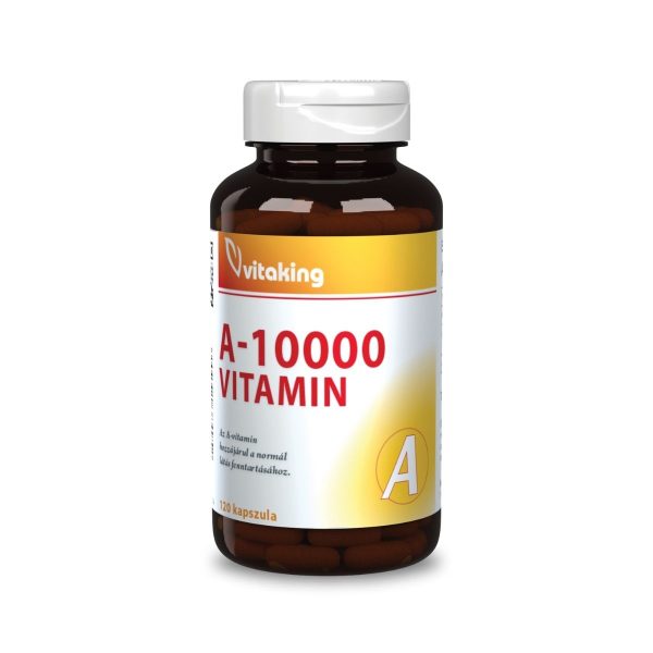 A-vitamin 10000NE hatóagtartalommal! Az A-vitamin hozzájárul a normál látás fenntartásához és az immunrendszer normál működéséhez.