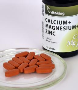 Vitaking CalMag-Cink: kalcium, magnézium cink komplex