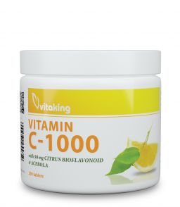 Vitaking C-1000 mg EXTRÁKKAL - gazdaságos, 200 db-os kiszerelés!