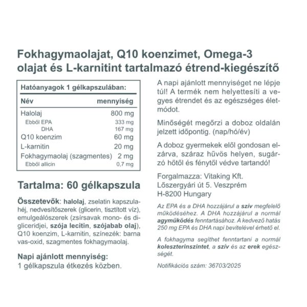 Vitaking Cardiolic Formula