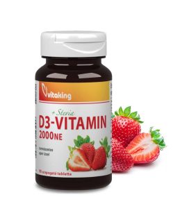 Vitaking Epres D3-vitamin 2000NE (90 szopogatótabletta)