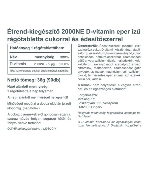 Epres D3-vitamin 2000NE (90)