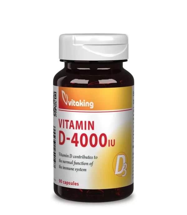 D3-vitamin 4000NE hatóanyag-tartalmú kapszula - Vitaking
