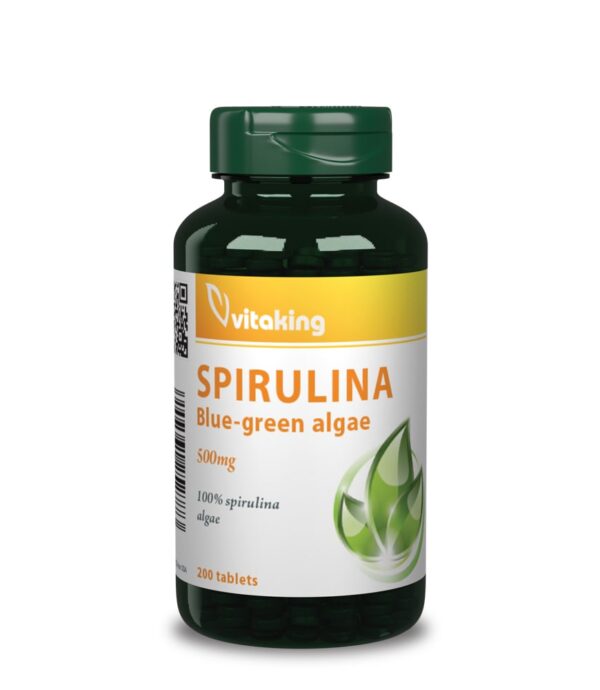 Vitaking 100% Spirulina alga 500mg (200 db)
