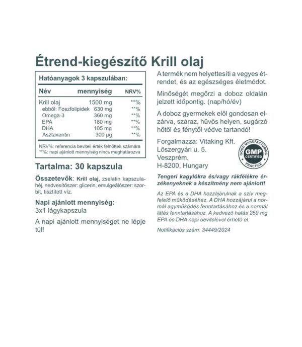 Krill olaj