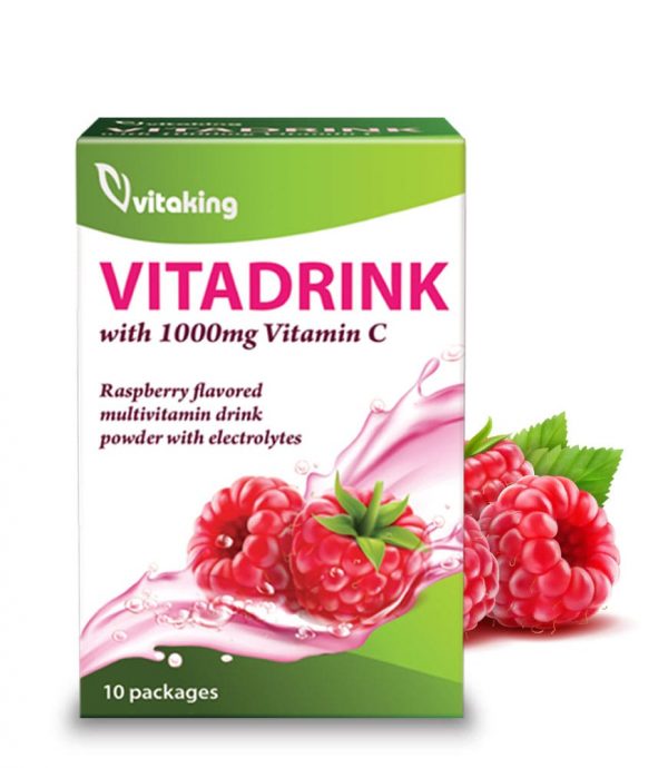 VitaDrink - málnás ízű multivitamin italpor - Vitaking