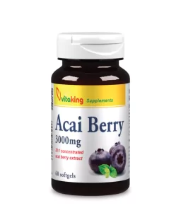 Vitaking® Acai Berry kivonat 150mg (3000mg Acai gyümölcsből)