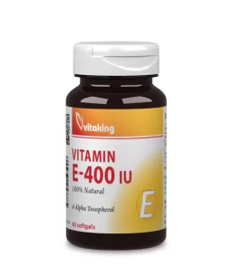 Vitaking E-vitamin (400NE) 60 db-os, természetes (d-alfa tokoferol)