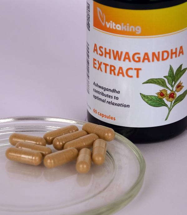 Vitaking Ashwagandha kivonat 240mg (withanolid tartalom 12mg)