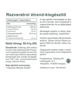 Rezveratrol Extra 125mg (90)