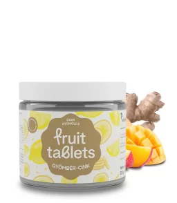 Fruit Tablets Gyömbér-Cink
