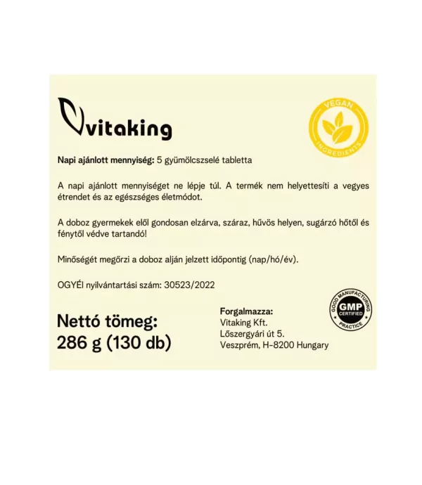 Fruit Tablets C-vitamin (130)