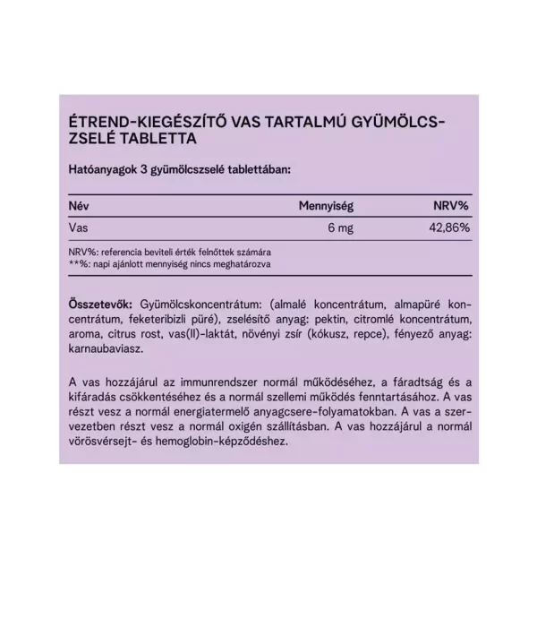 Fruit Tablets Vas (130db)