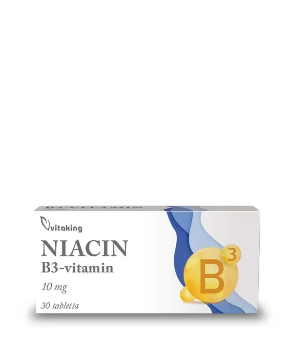 Niacin (B3 vitamin) 10mg 30 tabl.