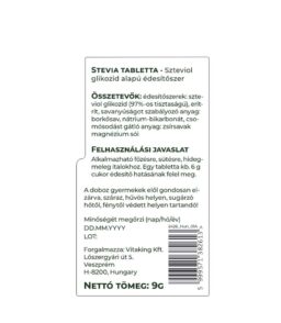 Vitaking Stevia tabletta 150db (mellékízmentes)