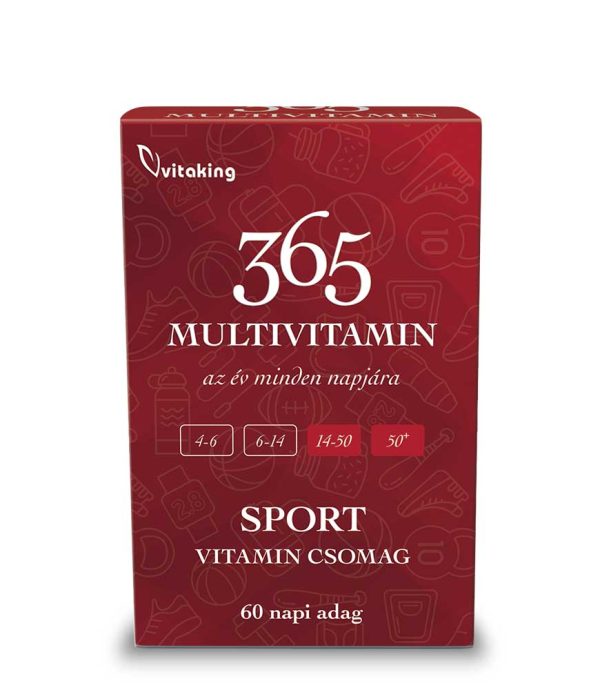 365 Multivitamin Sport – Az aktív életmódhoz szükséges komplex támogatás!