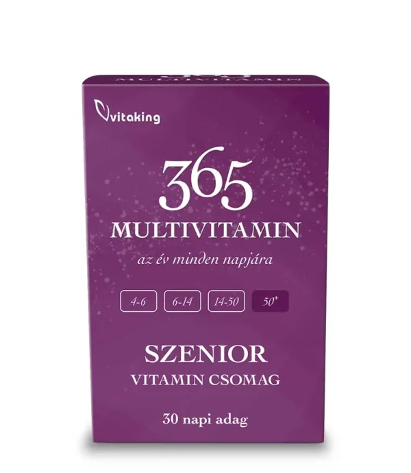 Vitaking 365 Multivitamin Szenior csomag