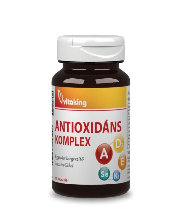 Antioxidáns Komplex – A-, D3-, E-, K2-vitamin és szelén. Sejtvédelem, immunrendszer és egészséges csontok támogatása egy kapszulában!